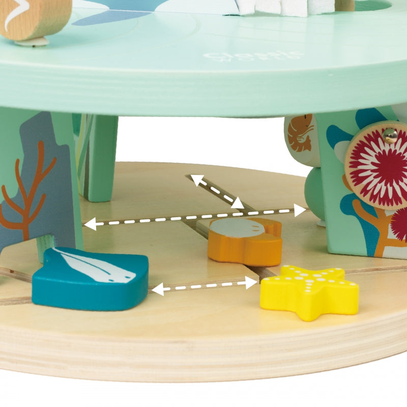 CLASSIC WORLD Houten Educatief Zeeleven Speelbord