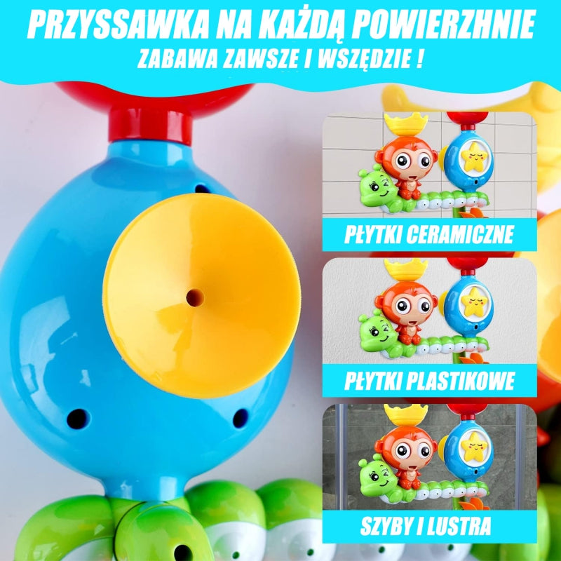 WOOPIE Badspeelgoed Aapje + Beker voor Baby's