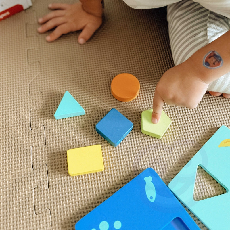 TOOKY TOY Dieren Vormen en Kleuren Puzzel - 6 Planken