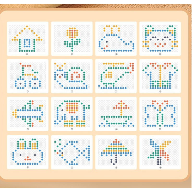 WOOPIE Magnetisch Tekentablet MagPad met  Konijn en Wortel - Montessori speelgoed
