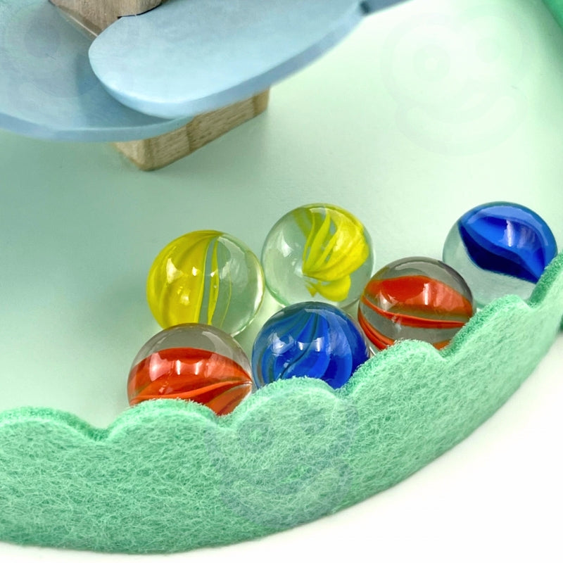 WOOPIE GREEN Houten Spiraaltoren, Kogelbaan inclusief muziek, Montessori Speelgoed -FSC