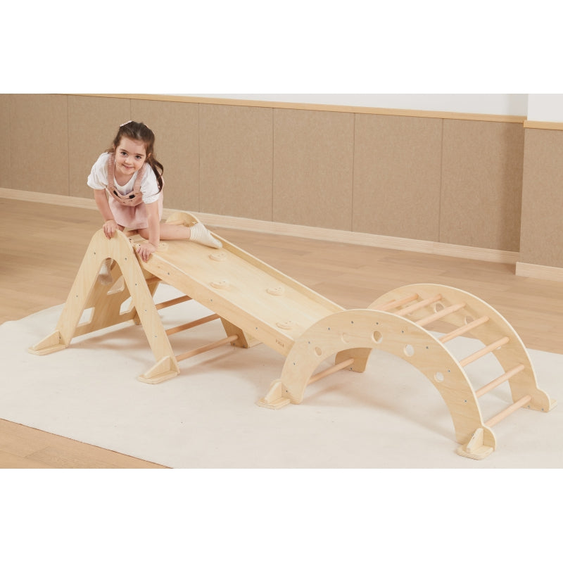 VIGA Houten Schommel, trap, Wipplank Montessori