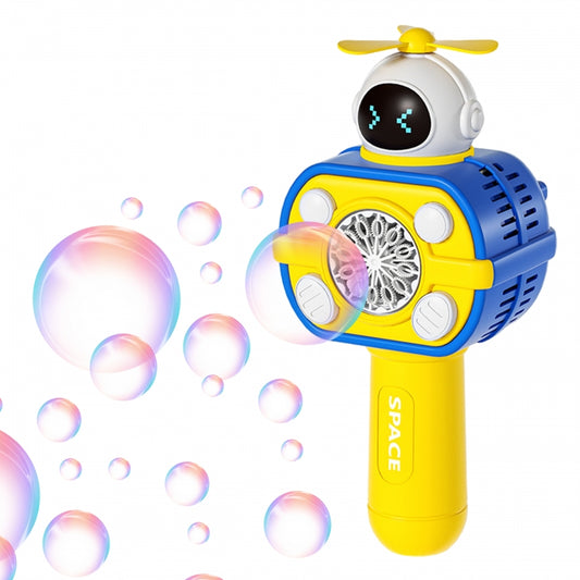 WOOPIE Bellenmachine voor het maken van bellen - Astronauten - geel