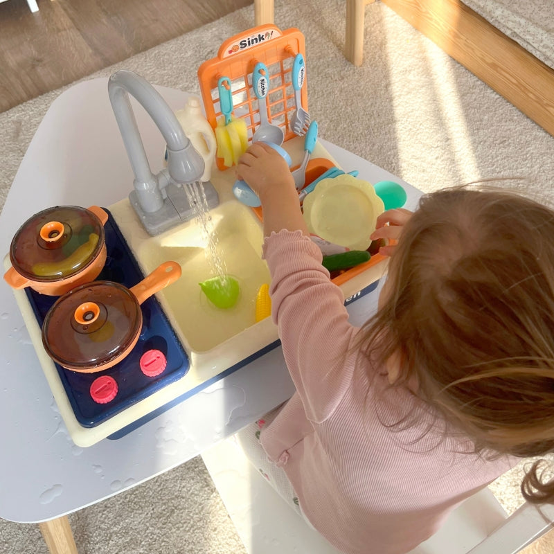 WOOPIE  2-in-1 Speelgoed kinderkookset met gootsteen
