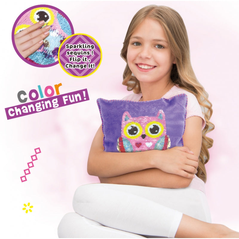 WOOPIE ART&FUN Kussen versieren Uiltje