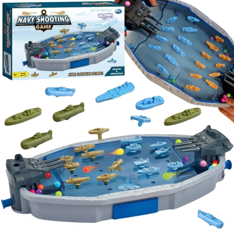 WOOPIE Zeeslag – 3D Schepen met Kogelwerper