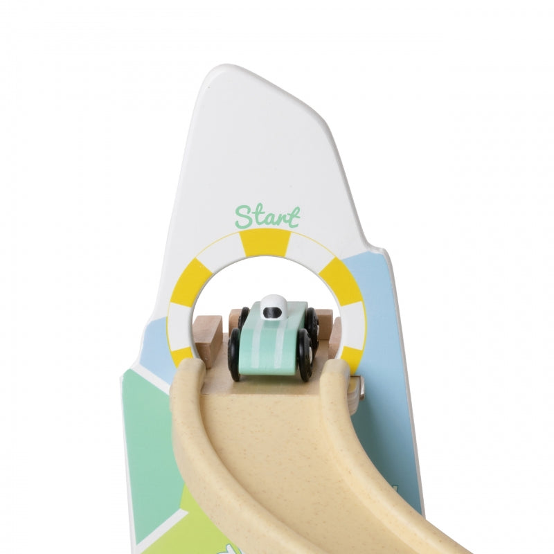 CLASSIC WORLD Houten Racebaan met thema berglandschap