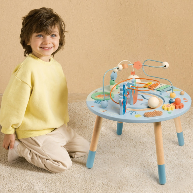 CLASSIC WORLD Houten Activiteitentafel "Sea Life" Thema met geluid