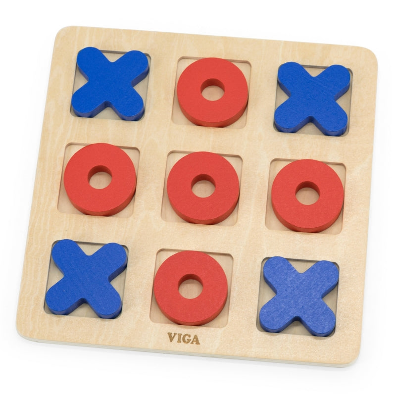 Viga Houten Klassiek Boter Kaas en Eieren Spel