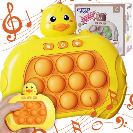 WOOPIE Electrische Fidget POP IT spel, Interactief, Antistress & Behendigheid eend