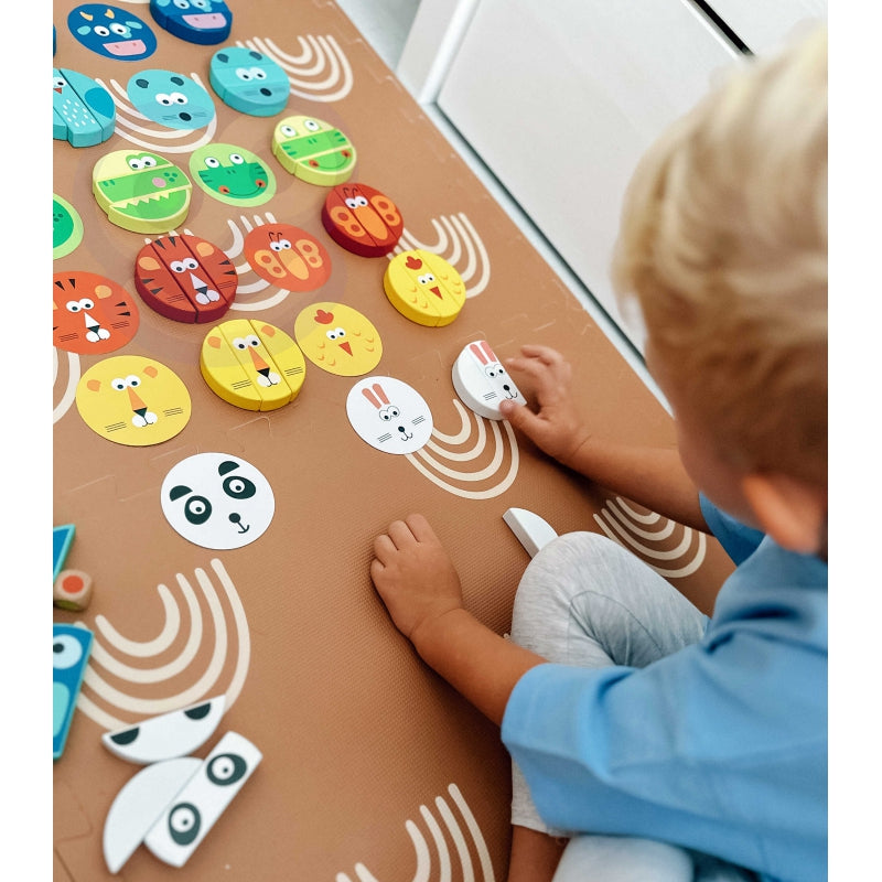 TOOKY TOY  Blokken Dieren Behendigheidsspel - FSC-certificaat