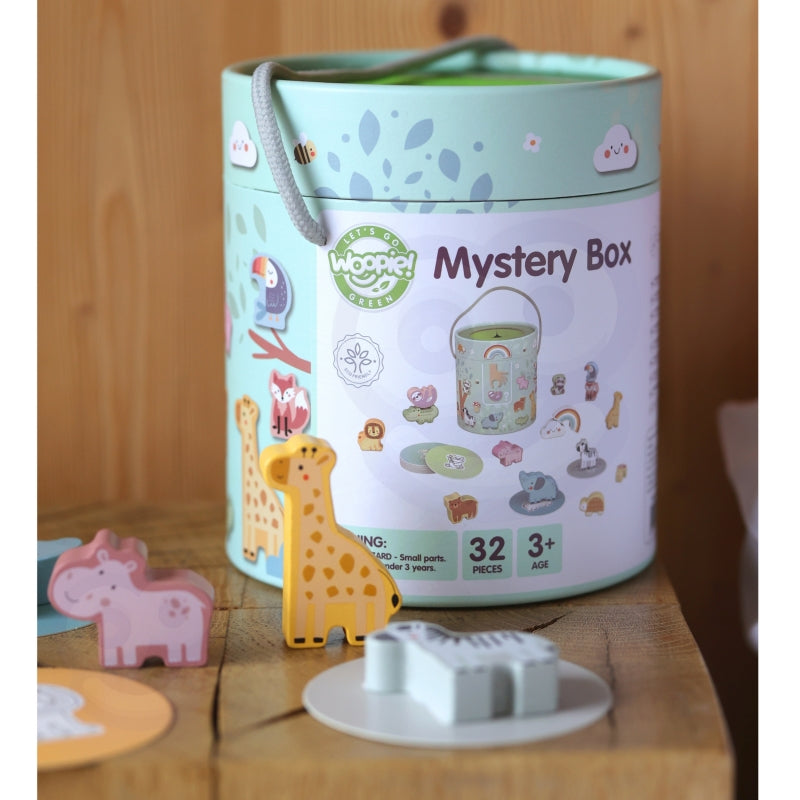 WOOPIE GREEN Mysterieus grabbelton voor kinderen – Voel en puzzel