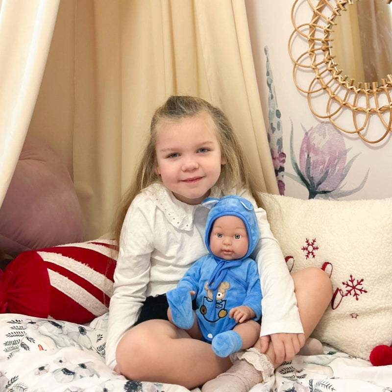 WOOPIE Babypop in Teddybeerpakje 46 cm