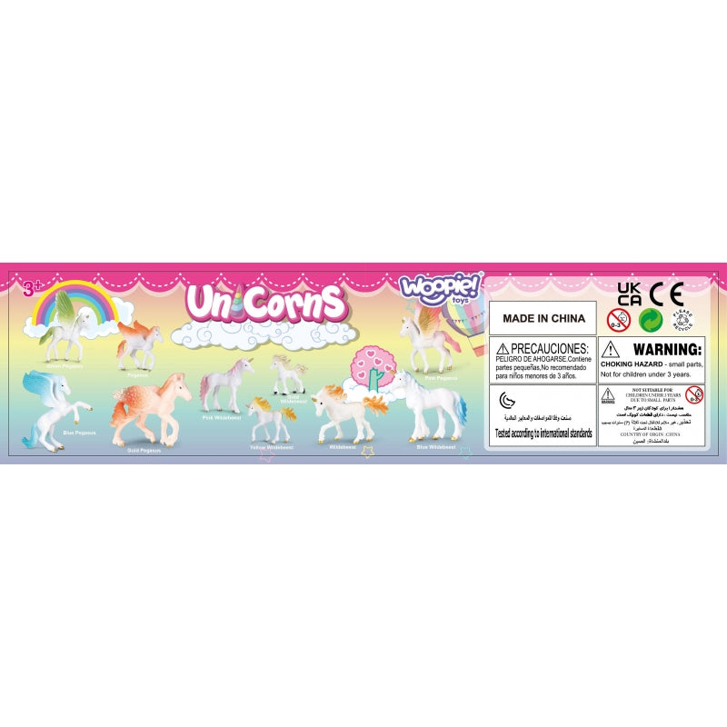 WOOPIE Eenhoorns, Unicorns figuren – 16 stuks