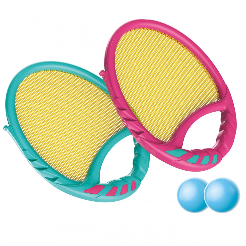 WOOPIE Behendigheidsspel CATCH BALL 2 Batjes + 2 Ballen