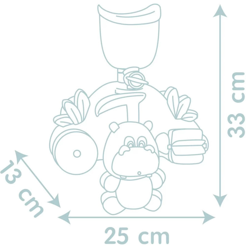 SMOBY Little Zabawka Motoryczna dla Dzieci Hipopotam do Kąpieli