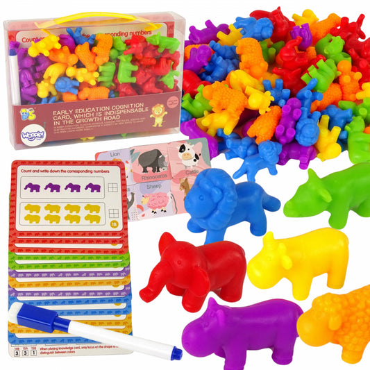 WOOPIE Educatie Sorteer spel dieren 83 stuks - Montessori speelgoed