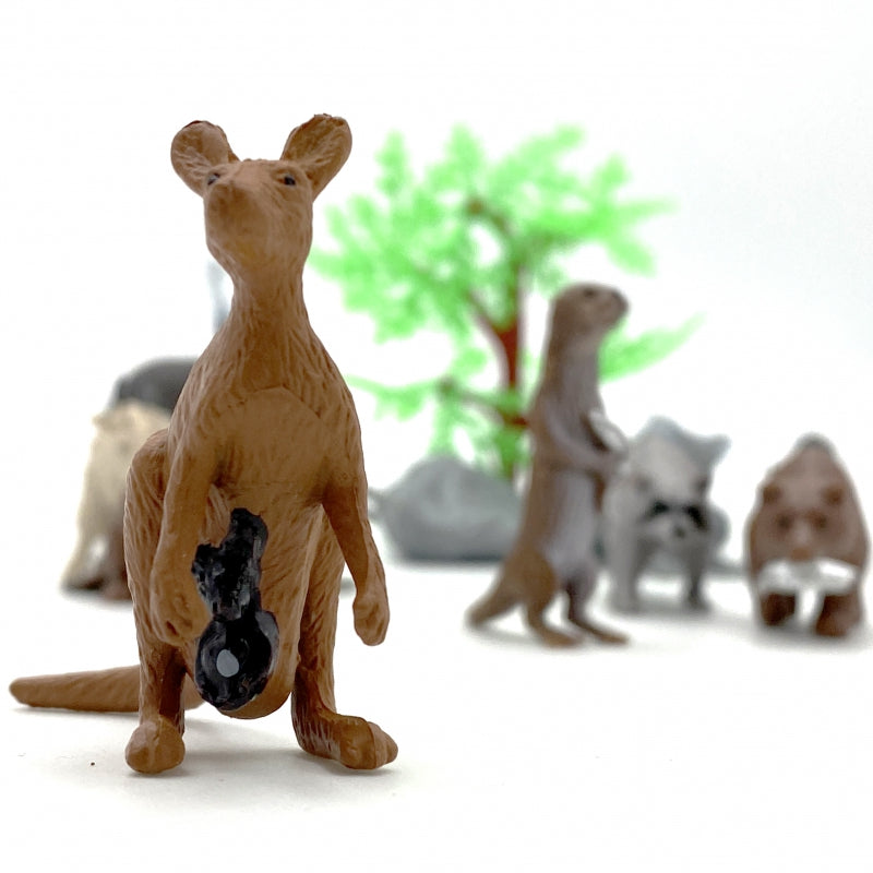 WOOPIE Wilde Dieren Figuren set 15 stuks