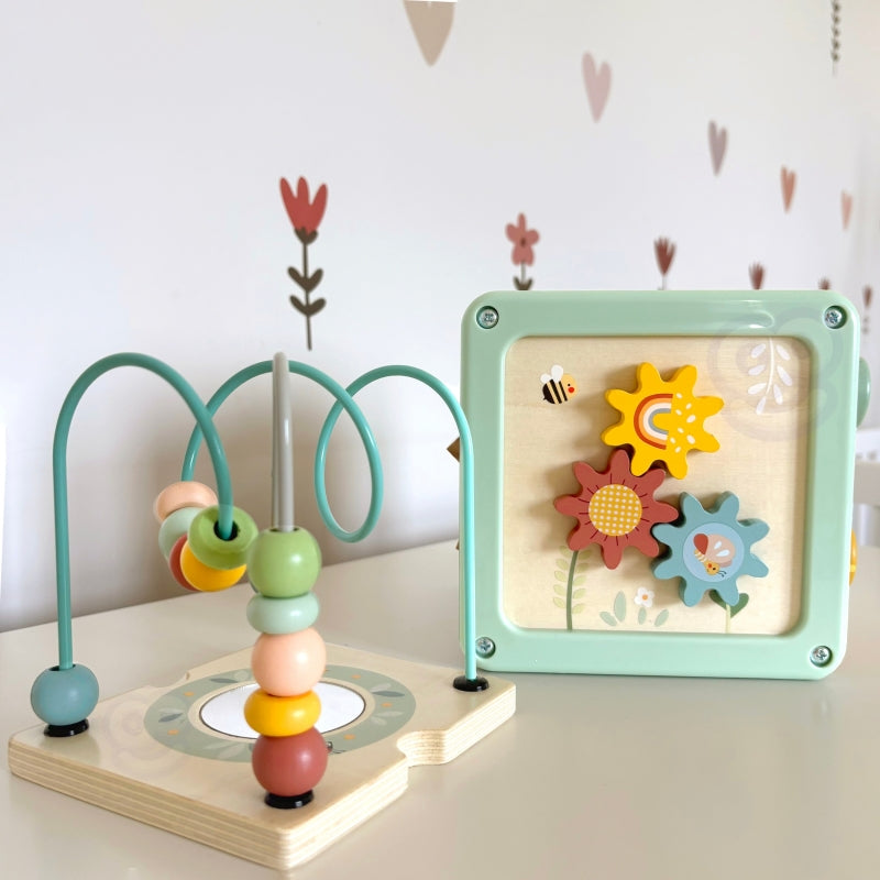 WOOPIE Houten Activiteitenkubus + Multifunctionele Educatieve Sorteerder