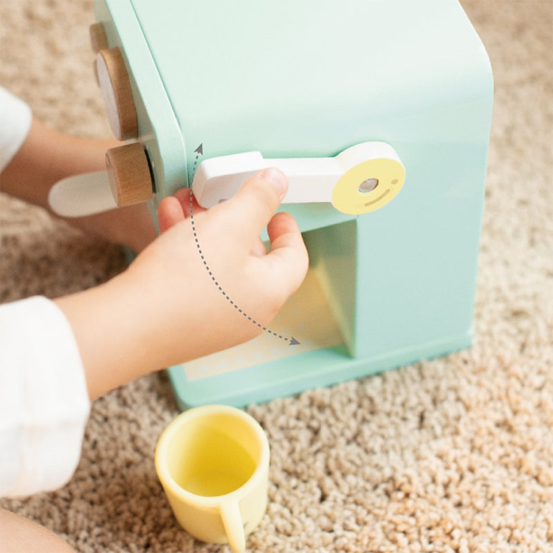 CLASSIC WORLD Houten Koffiezetapparaat voor Kinderen - 7 delig