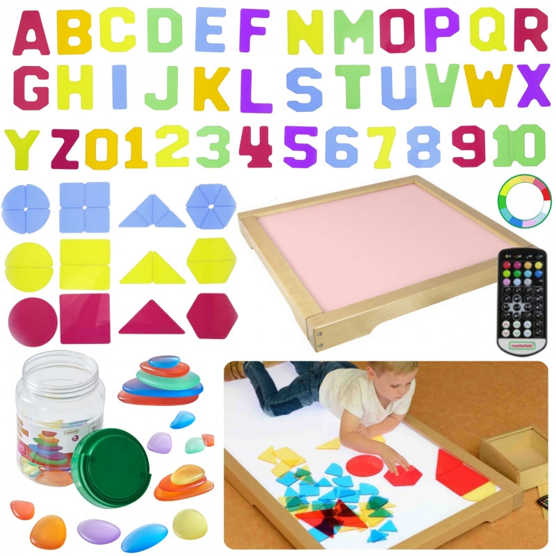 MASTERKIDZ Letter Speelgoed LED-lichtpaneel met kleurverandering en afstandsbediening