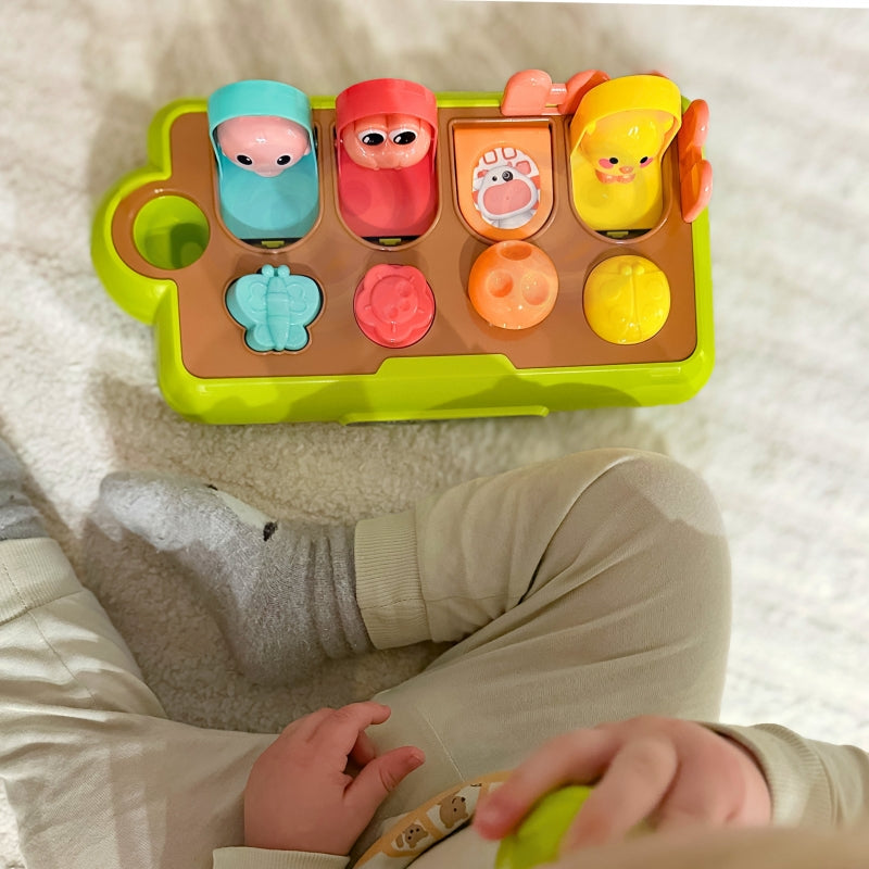 WOOPIE BABY Educatief Speelgoed Pop-up Dieren Gelukkige Boerderij