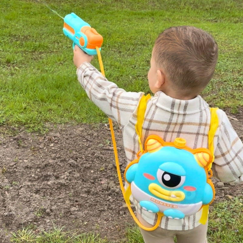 WOOPIE Waterpistool met Rugzak in de vorm van UFO MONSTER Inhoud 2,1 liter