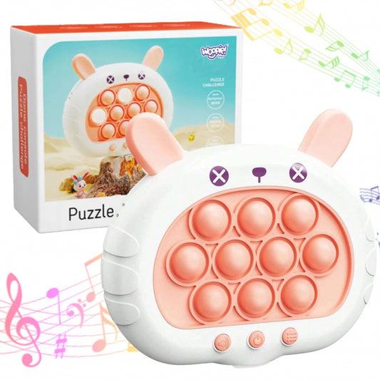 WOOPIE Fidget POP IT spel - Elektrisch Antistress Behendigheidsspel - Konijntje