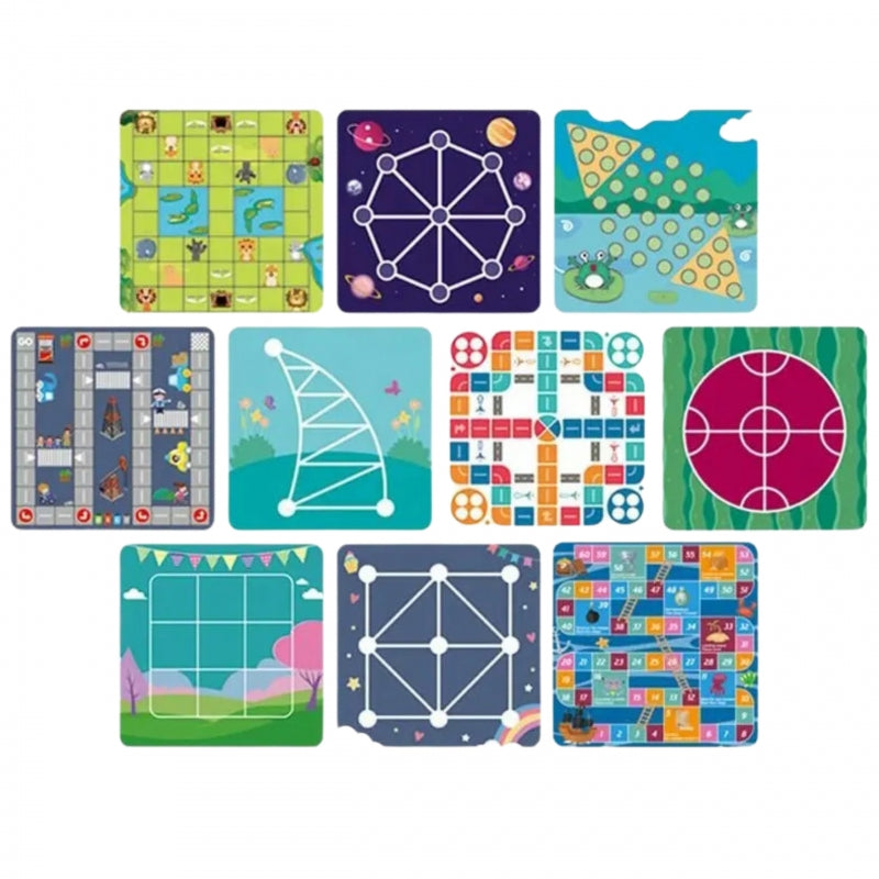 WOOPIE 10-in-1  Bordspellen Set - Spellenpakket