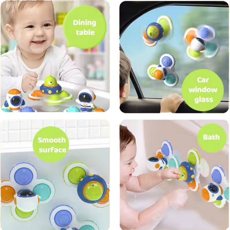 WOOPIE Kosmische Fidget Spinner Pop-it – set van 3 - Voor baby’s!