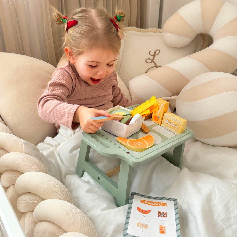 WOOPIE Ontbijt set en Restaurant met dienblad en accessoires