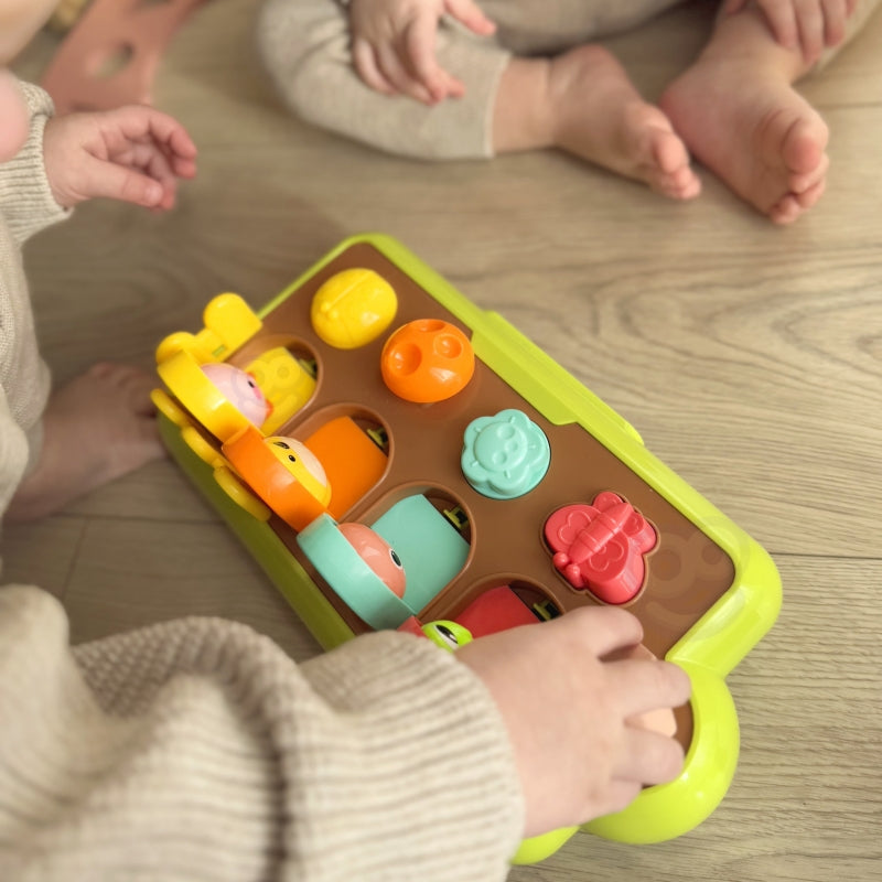 WOOPIE BABY Educatief Speelgoed Pop-up Dieren Gelukkige Boerderij