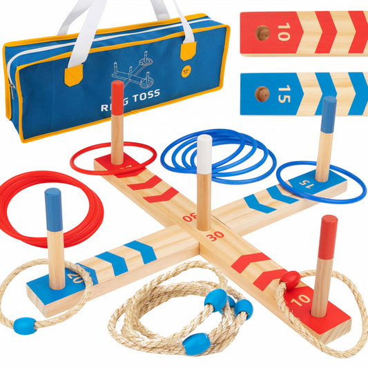 TOOKY TOY Houten Ring werpen spel