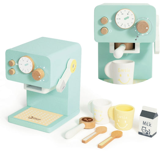 CLASSIC WORLD Houten Koffiezetapparaat voor Kinderen - 7 delig