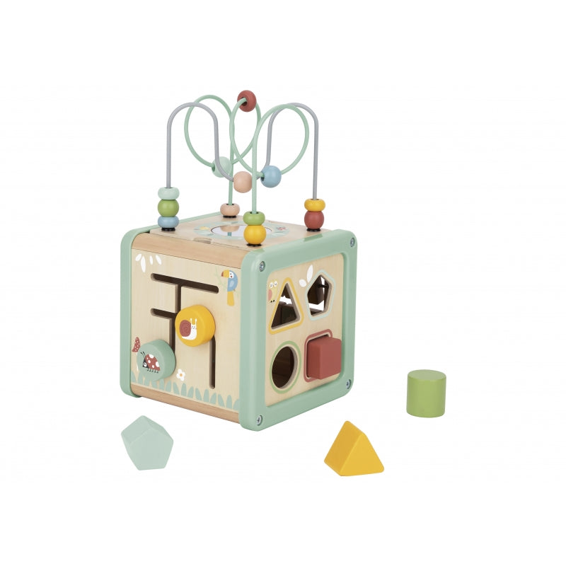 WOOPIE Houten Activiteitenkubus + Multifunctionele Educatieve Sorteerder