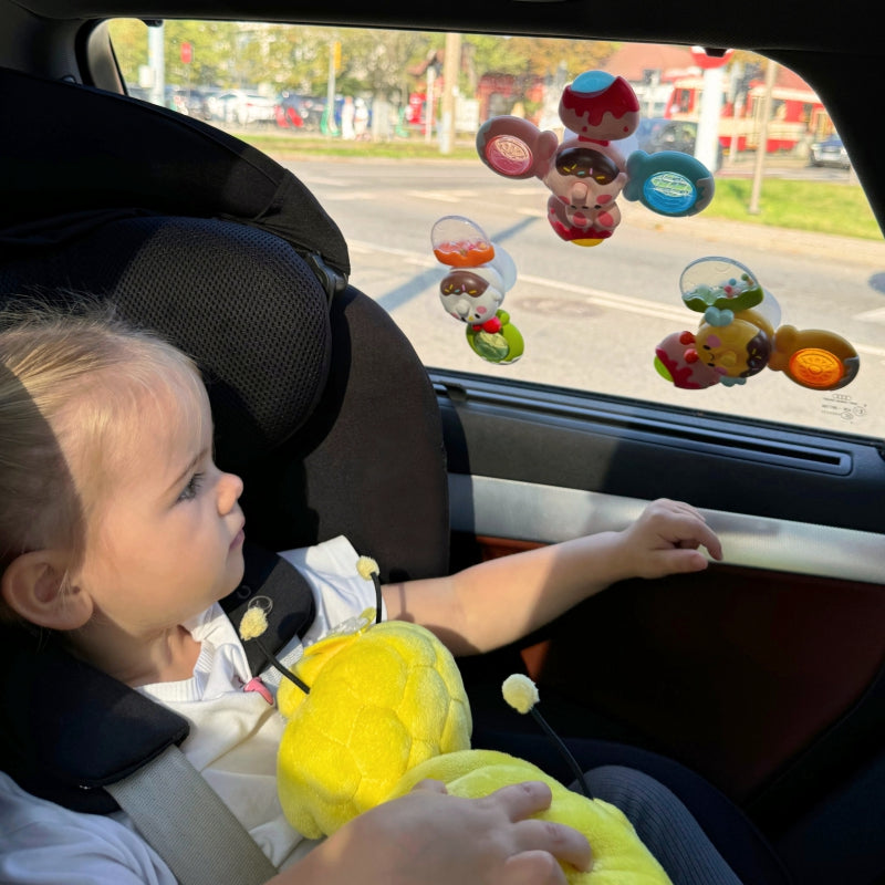 WOOPIE BABY Fidget Spinner Sensorisch set van een  Bij, Kippetje en Konijn - 3 Stuks