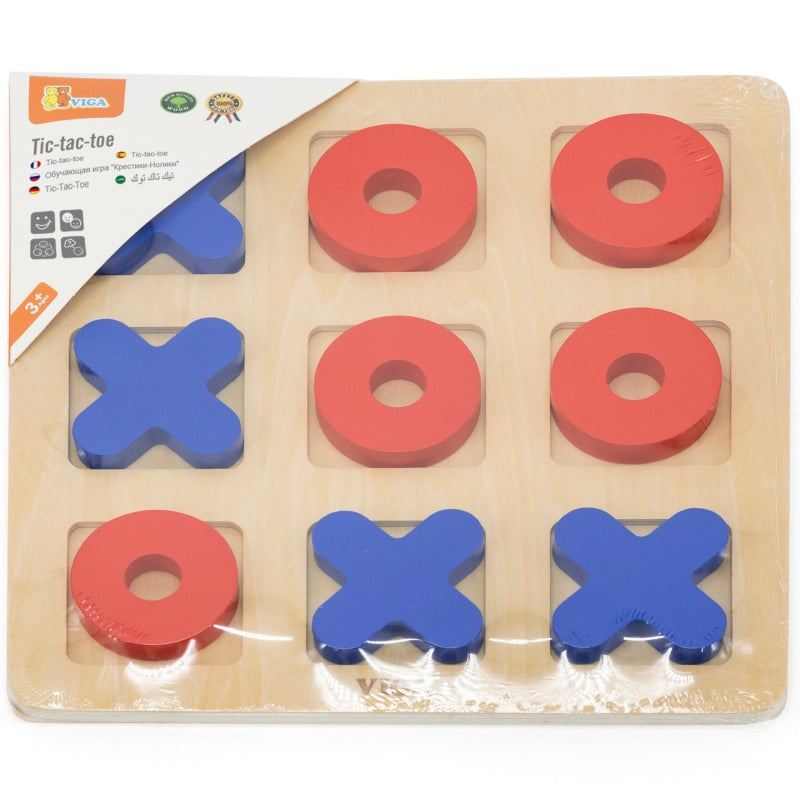 Viga Houten Klassiek Boter Kaas en Eieren Spel