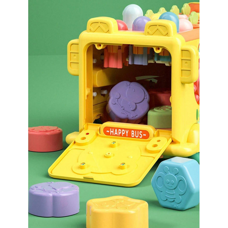 WOOPIE Interactieve speelgoed Bus voor Baby - Hamer,  Xylofoon - Montessori speelgoed