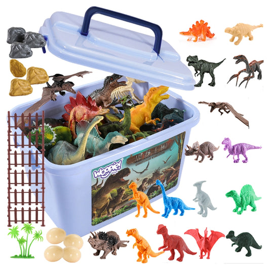 WOOPIE Dinosaurussen Figuren 40 stuks - Dino figuren speelgoed in doos