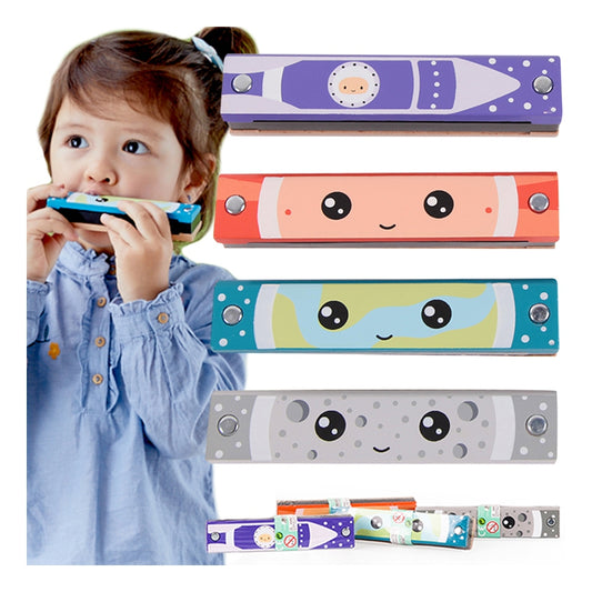 CLASSIC WORLD Houten Mondharmonica voor Kinderen - 1 stuk