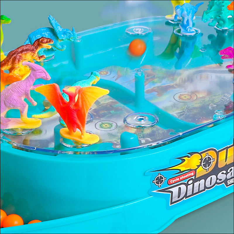 WOOPIE Dinosaurus Gevecht bordspel -  Behendigheidsspel - Schietspel