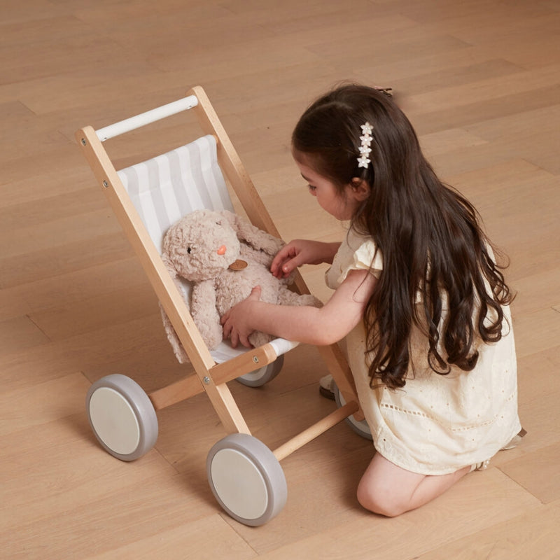 VIGA Houten Poppenwagen - Poppen tot 38CM