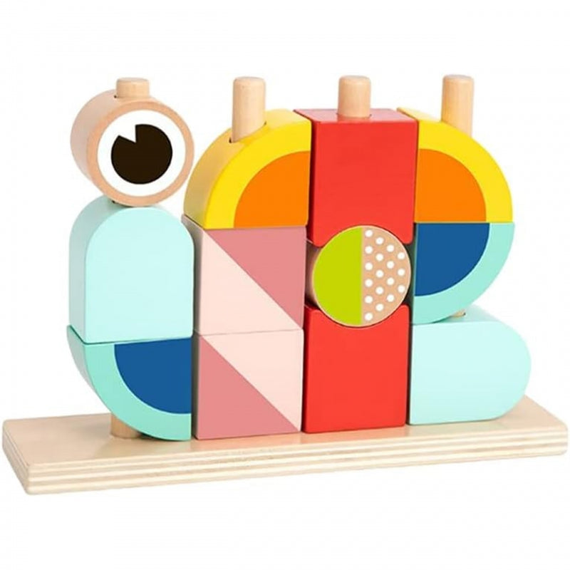 TOOKY TOY Creatieve houten 3D-ruimteblokken krab
