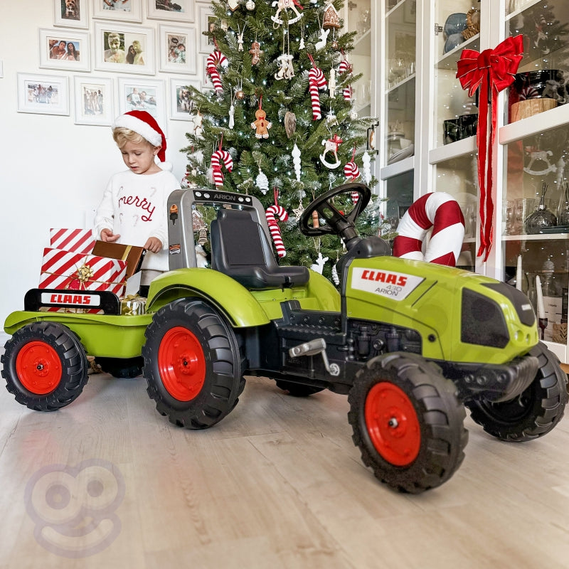 FALK Grote speelgoed Traptractor met Aanhanger – Vanaf 3 Jaar