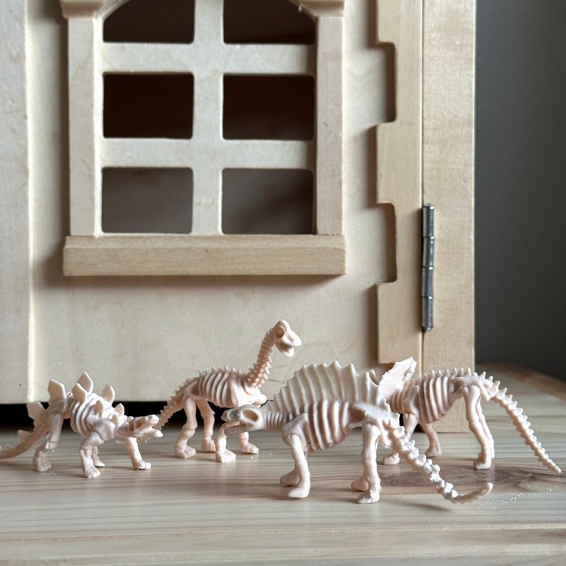 WOOPIE Speelgoed Opgravingsset "Kleine Archeoloog" – 6 Dinosaurusskeletten
