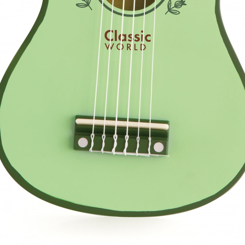 CLASSIC WORLD Houten Gitaar voor Kinderen vanaf 3 jaar - Groen