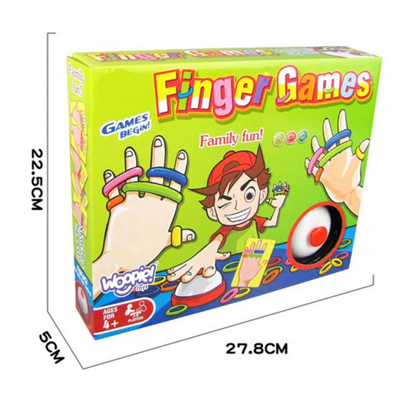 WOOPIE Vinger spel met Kleurrijke Elastiekjes - Behendigheidsspel