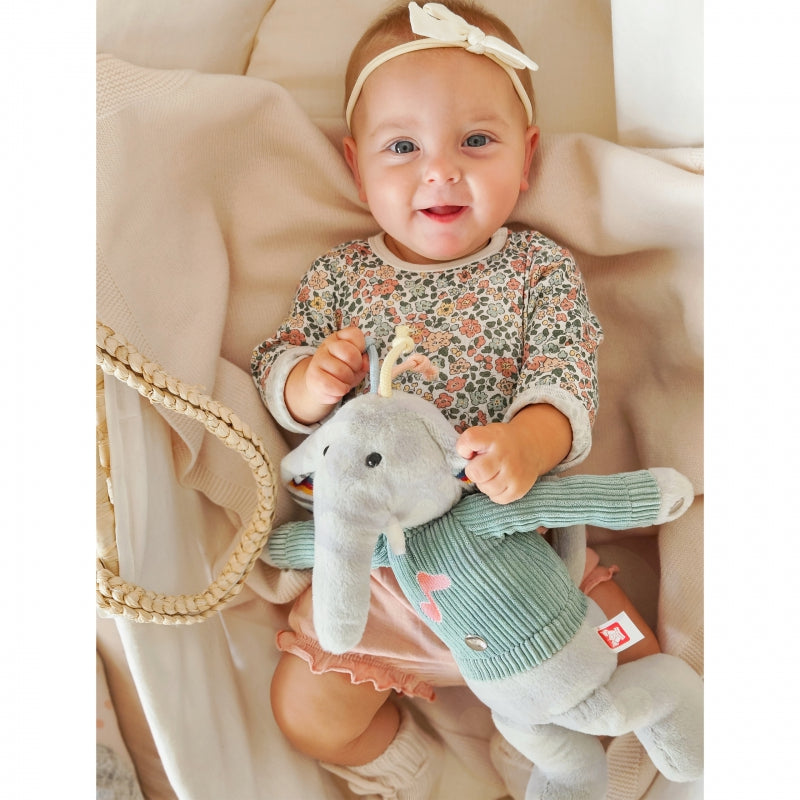 WOOPIE Interactieve Knuffelolifant met Geluid en Licht voor Baby's