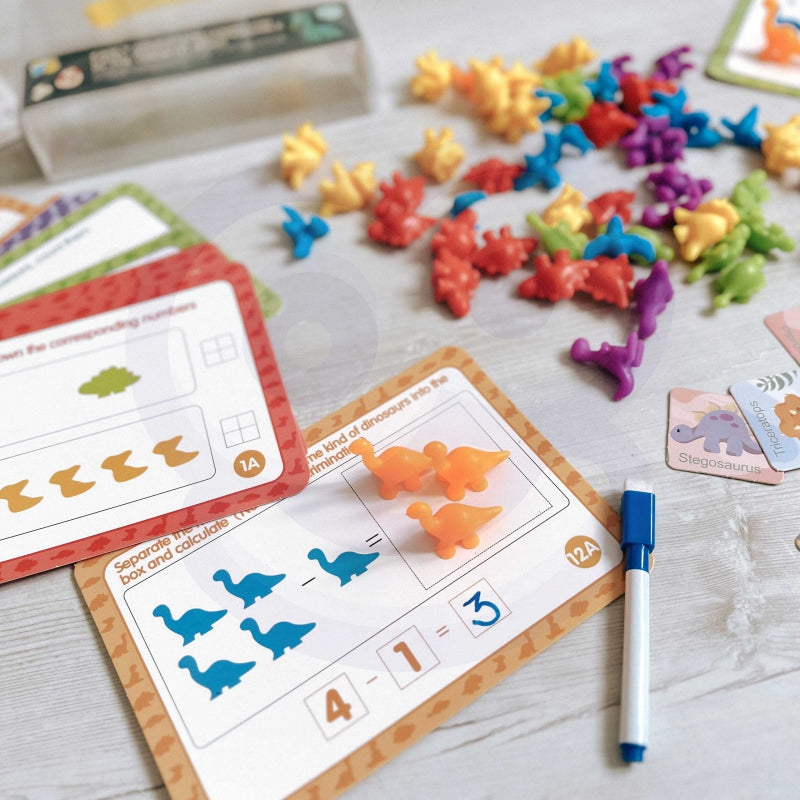 WOOPIE Leer kleuren, tellen en Engels, Zee-thema 111 stuks -  Educatief Montessori speelgoed