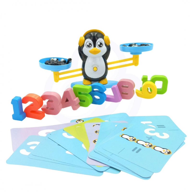 WOOPIE Speelgoed Weegschaal Pinguïn - Balanceer Schaal - Leer Rekenen